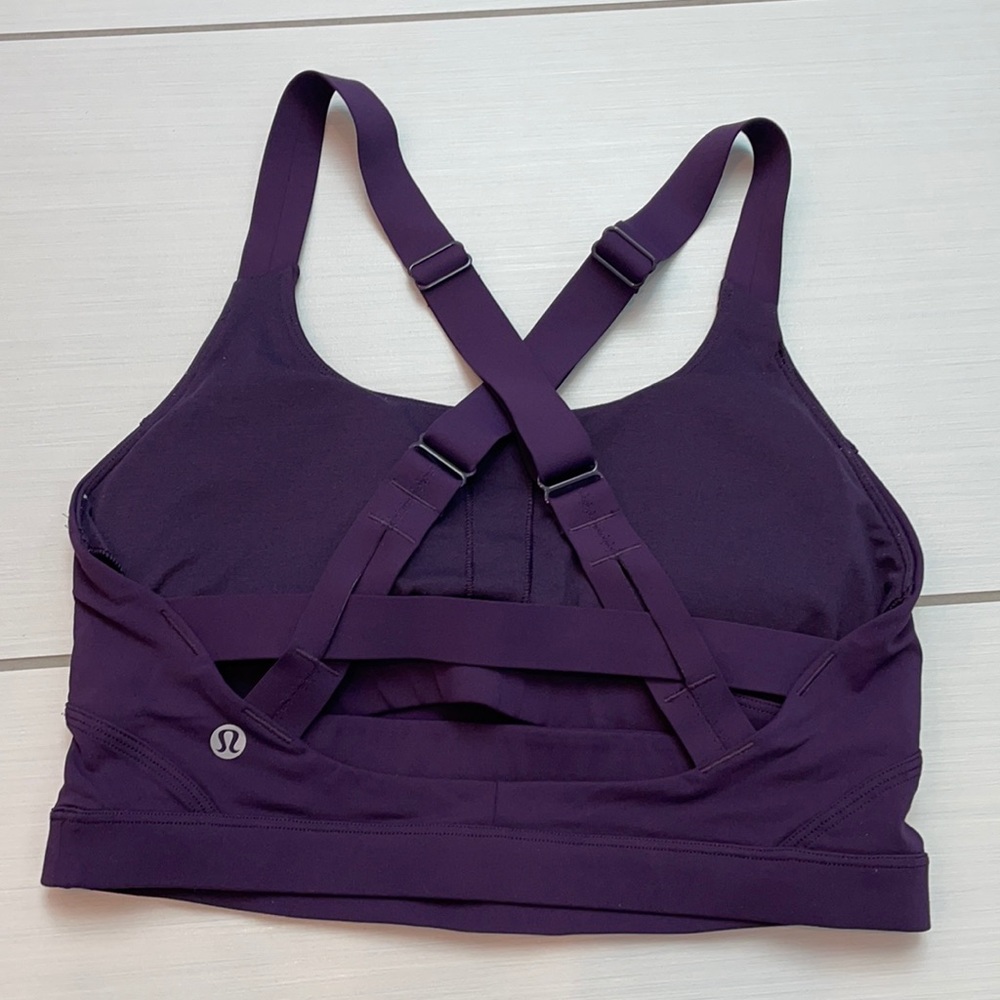 lululemon athletica Purple Strappy Sports Bra